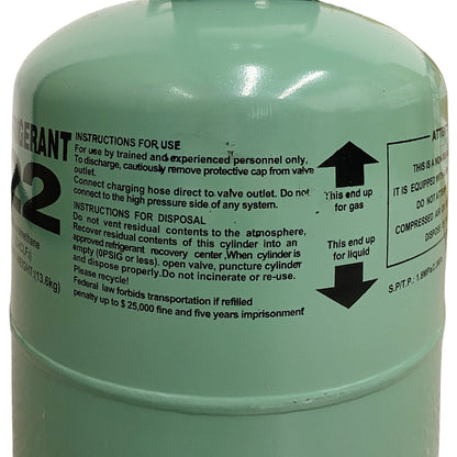 ICOR International Reclaimed R-22 Refrigerant Gas – 30 lb Cylinder - view 4