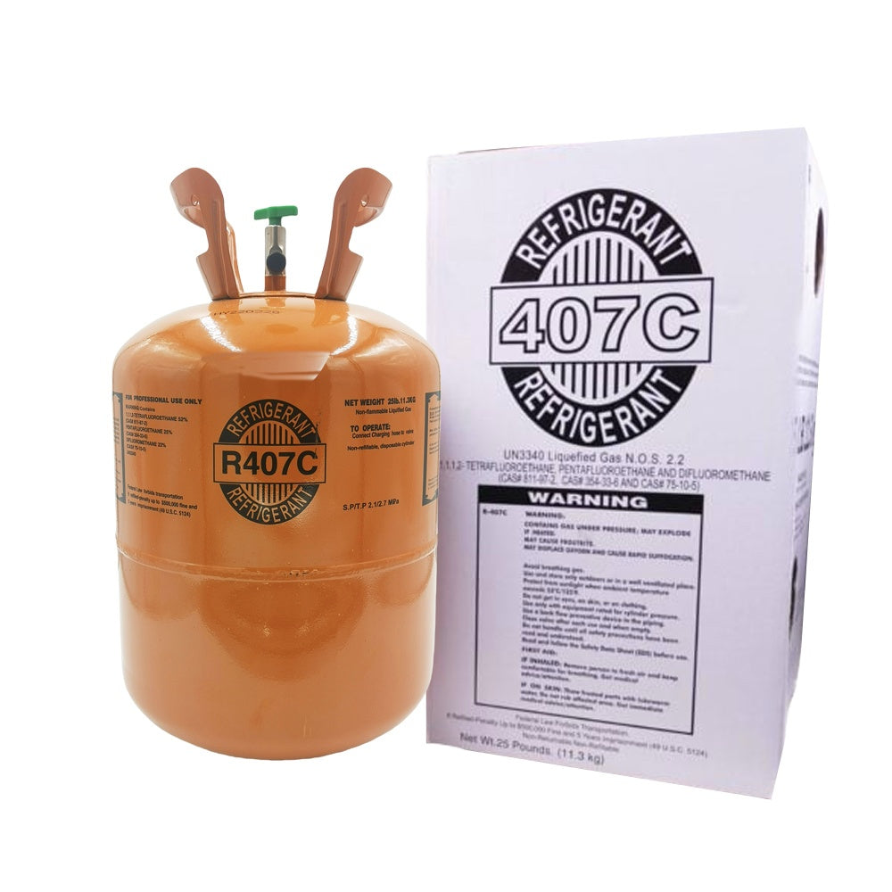 Honeywell Genetron R-407C Refrigerant Gas – 25 lb Cylinder - view 2