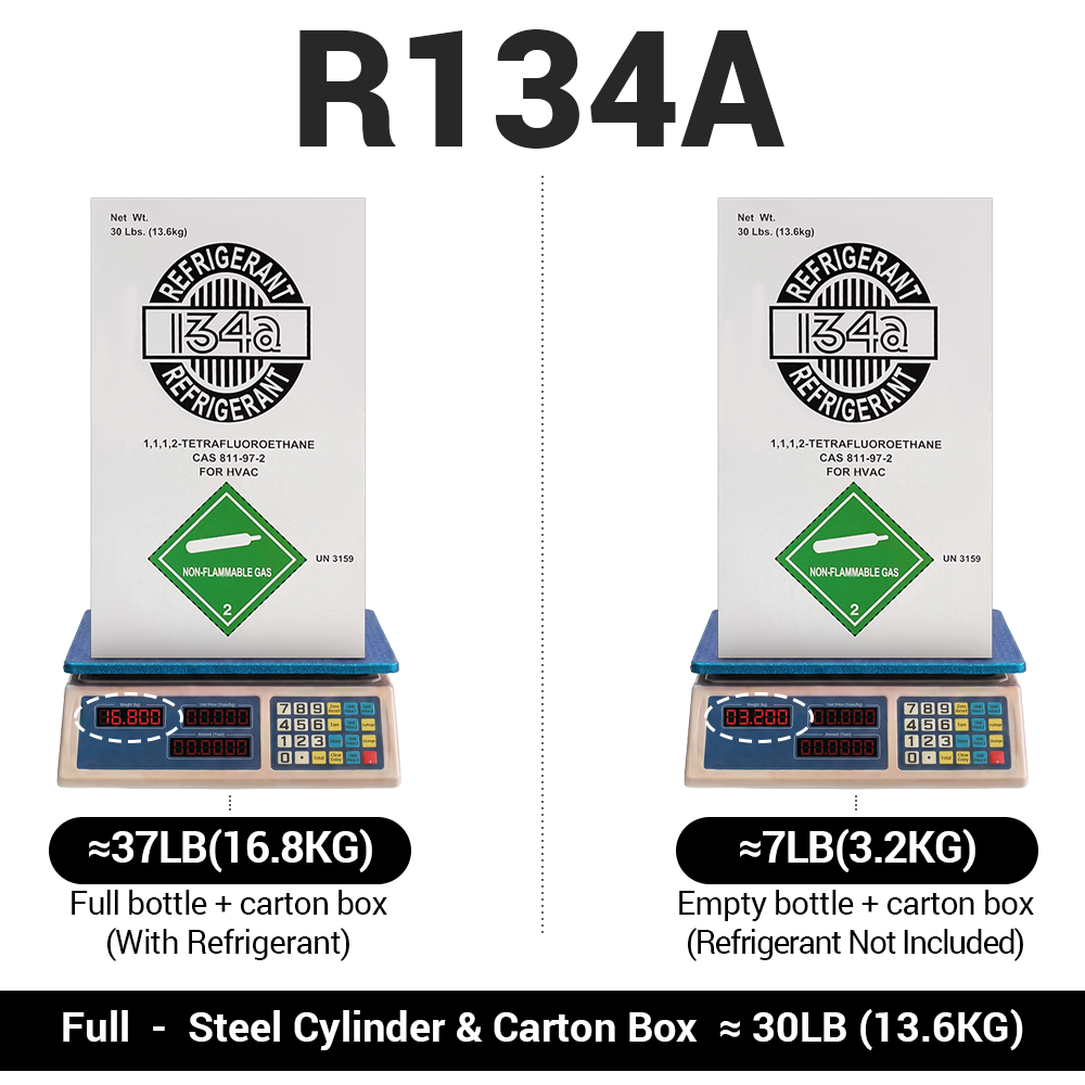 Honeywell Genetron R-134a Refrigerant Gas – 30 lb Cylinder - view 9