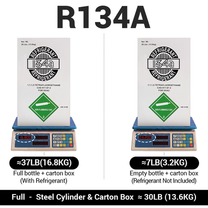 Honeywell Genetron R-134a Refrigerant Gas – 30 lb Cylinder - view 9