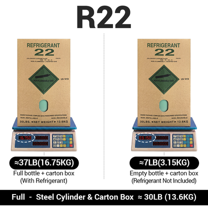 ICOR International Reclaimed R-22 Refrigerant Gas – 30 lb Cylinder - view 7