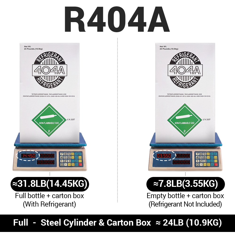 Honeywell Genetron R-404A Refrigerant Gas – 24 lb Cylinder - view 8