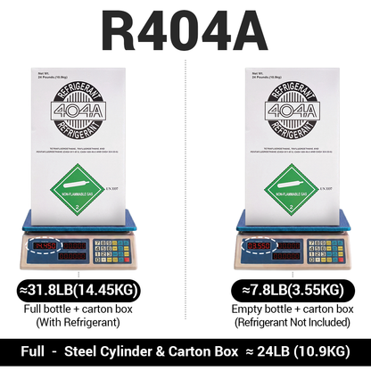 Honeywell Genetron R-404A Refrigerant Gas – 24 lb Cylinder - view 8