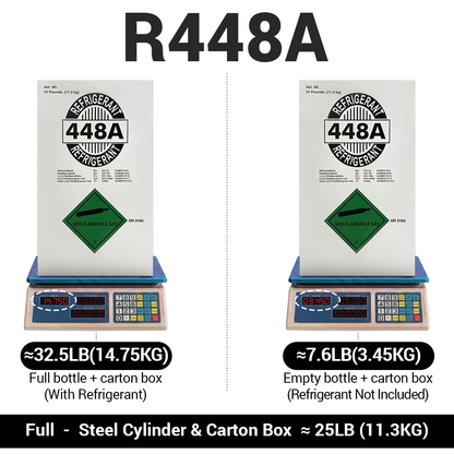 Honeywell Solstice N40 R-448A Refrigerant Gas – 25 lb Cylinder - view 6