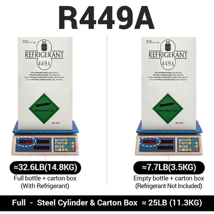 Chemours Opteon XP40 R-449A Refrigerant Gas – 25 lb Cylinder - view 7