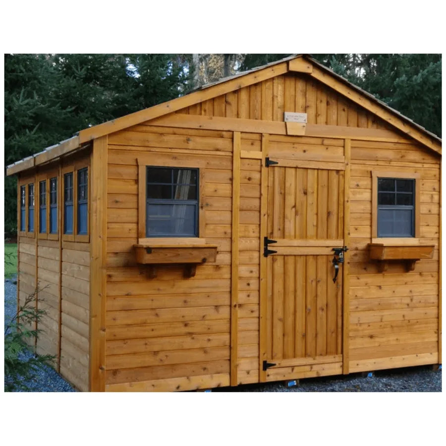 Cedar Sunshed Garden Shed | 12×12