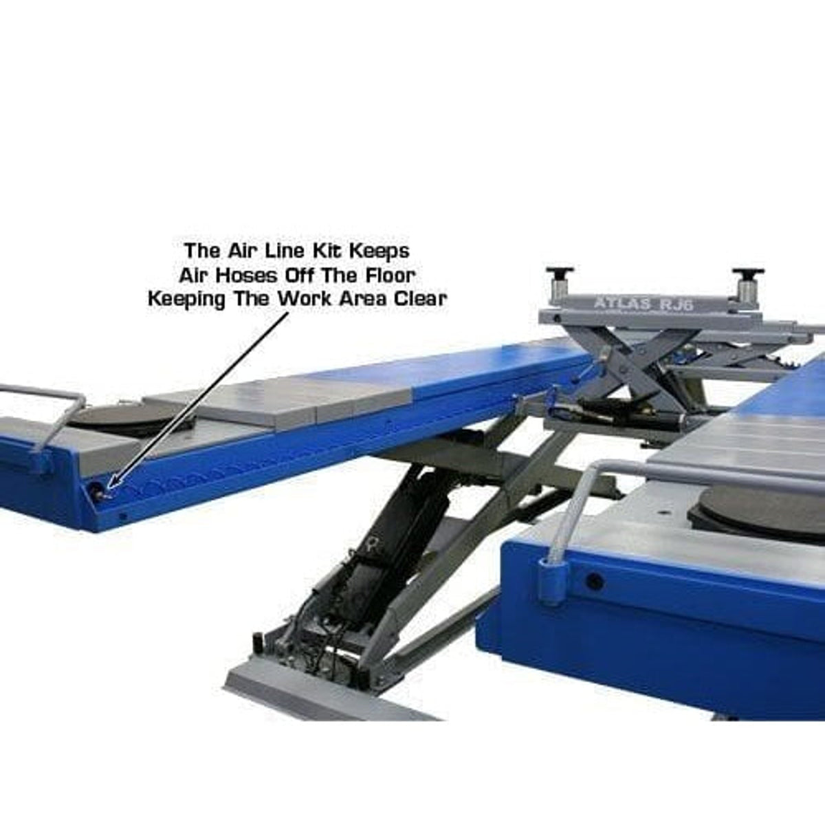 Atlas 12AWFSL Alignment Scissor Lift and RJ-6 Rolling Jack Combo