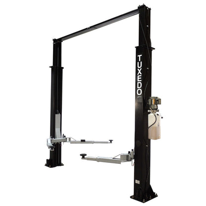 Tuxedo TP9KAC-TUX 9,000 lb Two Post Clear Floor - Asymmetric