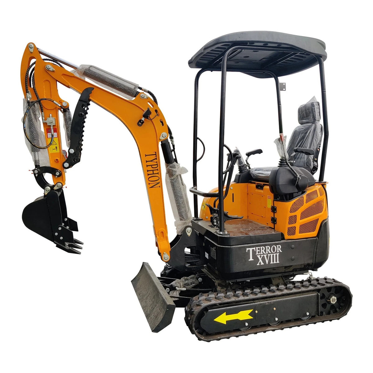 2025 TYPHON TERROR XX Lux Mini Excavator 4000 lb Rubber Track Kubota D902