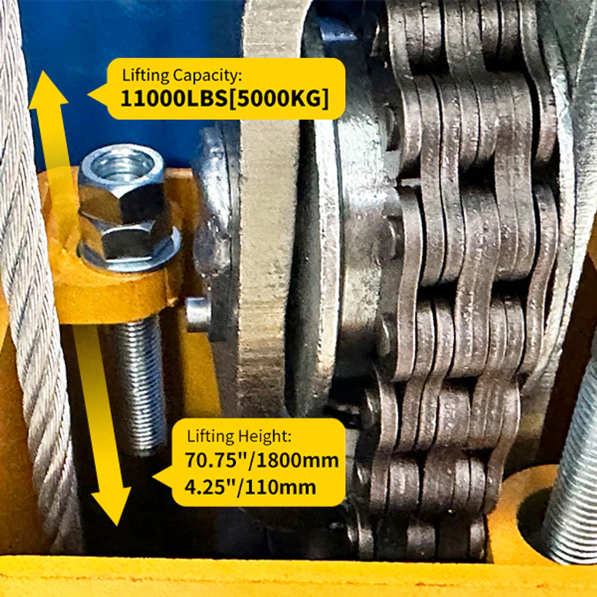 M&E 2 Post Lift 11000lbs Two Post Auto Lift Auto Truck Hoist Super Quality