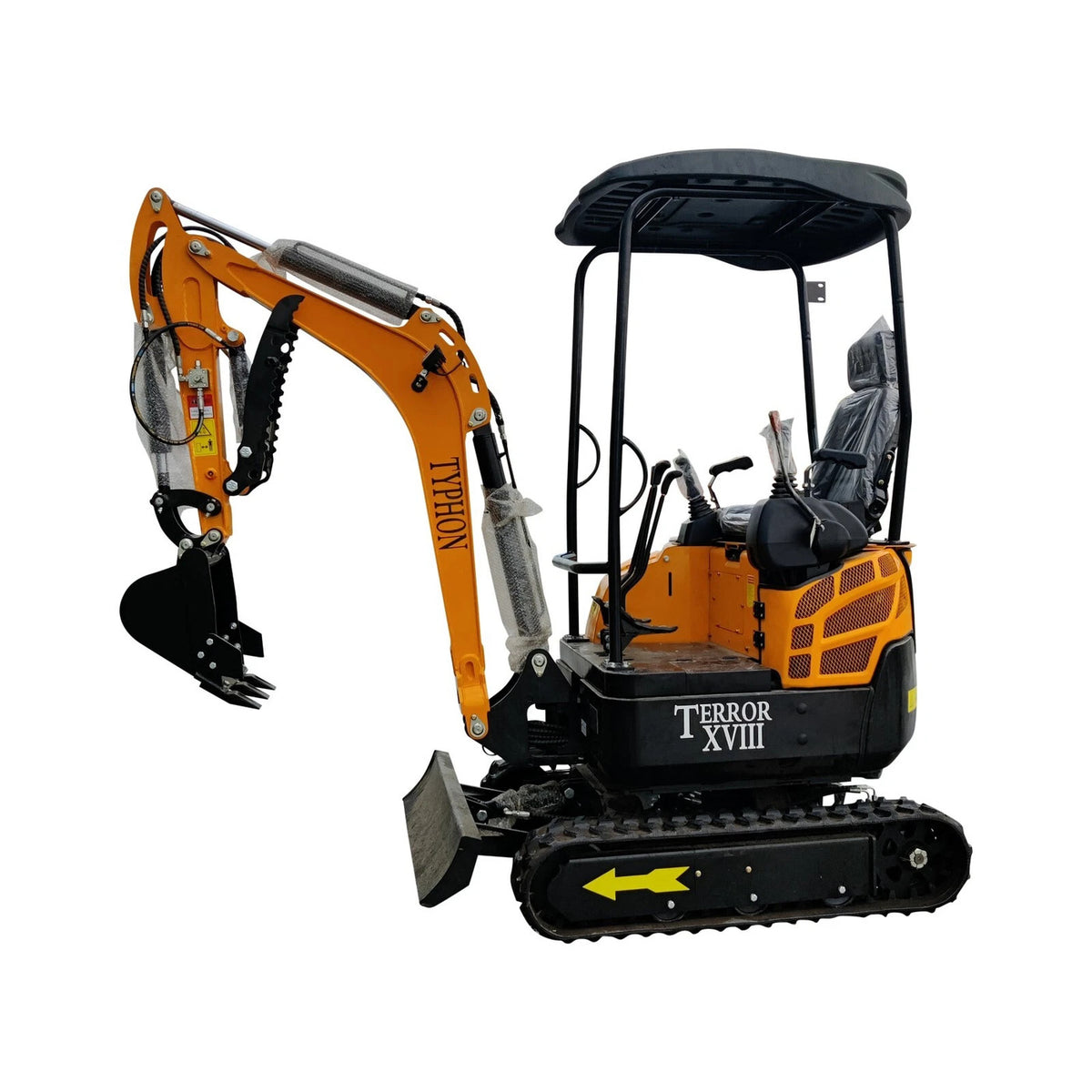 2025 TYPHON TERROR XX Lux Mini Excavator 4000 lb Rubber Track Kubota D902