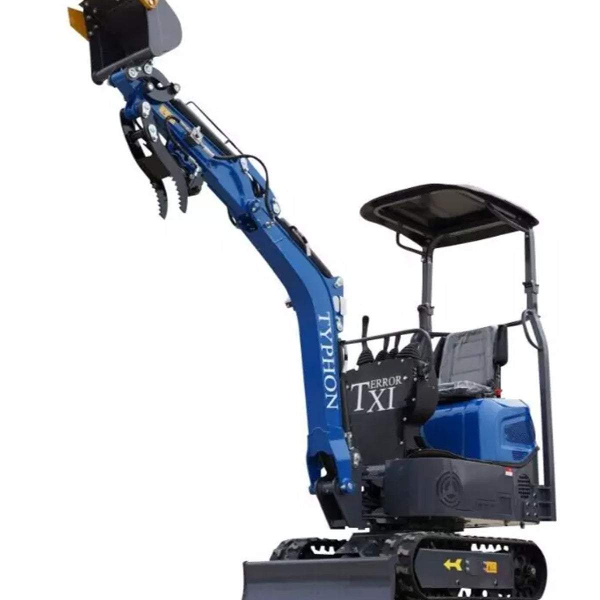 TERROR XI Mini Excavator Digger 13.5hp Gas B&S EPA Engine with 14 Attachments