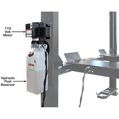 Atlas ALI Certified APEX9 4 Post Lift + RJ6 Rolling Bridge Jacks Combo