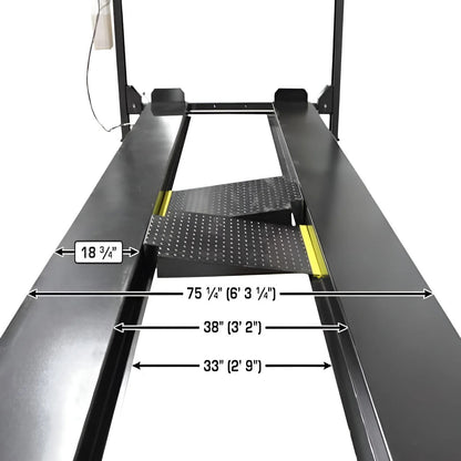 Atlas Apex 8, 8,000 lb 4 Post Vehicle Storage Lift - ALI Certified