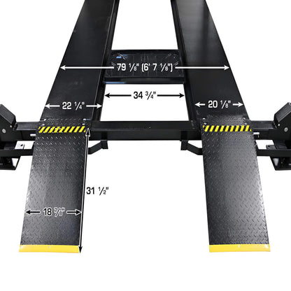 Atlas Apex 8, 8,000 lb 4 Post Vehicle Storage Lift - ALI Certified