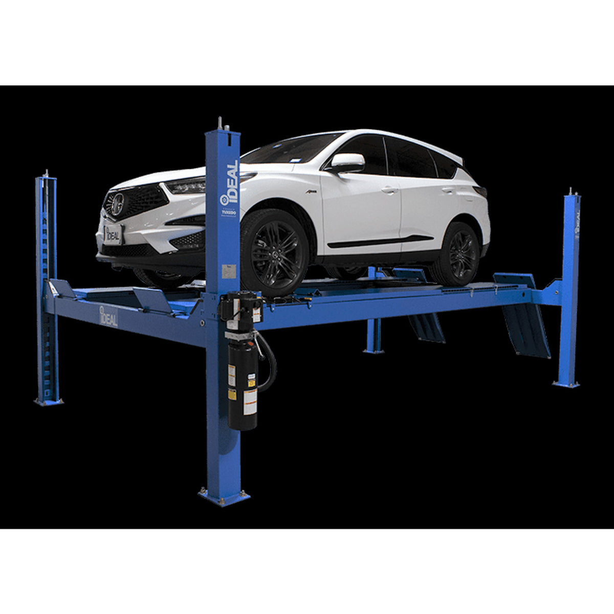 iDEAL FP14KAC-X 14K-4 Post Alignment Lift 182.5" WB (Closed Front / Cable Pull)