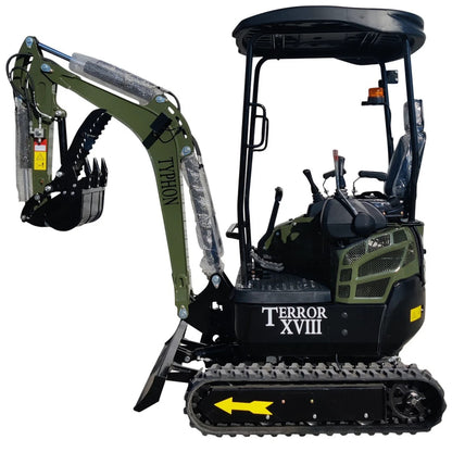 KUBOTA D902 Diesel 4,000 lbs TERROR XVIII Mini Hydraulic Excavator USA STOCK