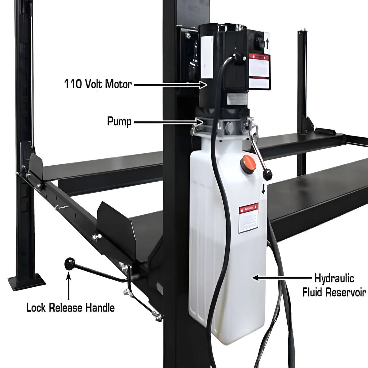 Atlas Apex 8, 8,000 lb 4 Post Vehicle Storage Lift - ALI Certified