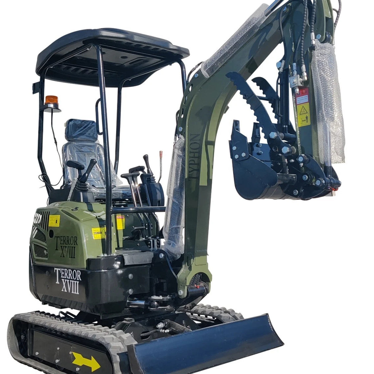 KUBOTA D902 Diesel 4,000 lbs TERROR XVIII Mini Hydraulic Excavator USA STOCK