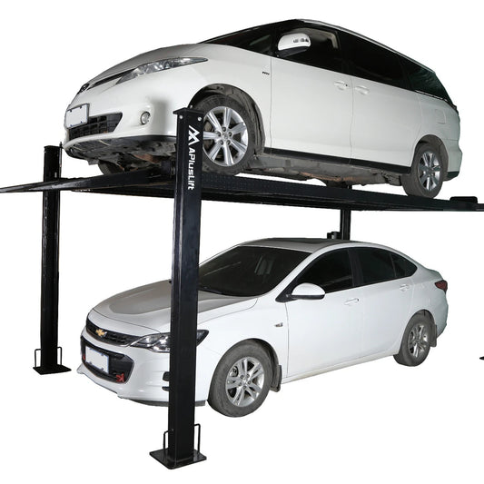 APlusLift 8000LB 4-Post Portable Storage Service Car Lift Auto Hoist (HW-8S)