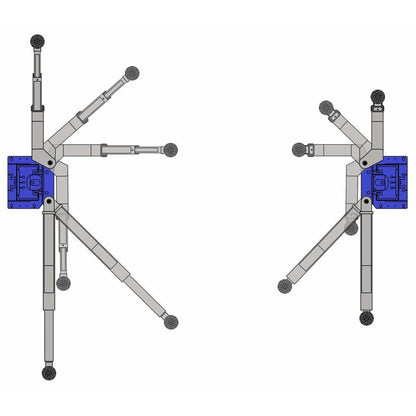 iDEAL TP10KAC-DX 10,000 lb Two Post Clear Floor --Direct Drive -...