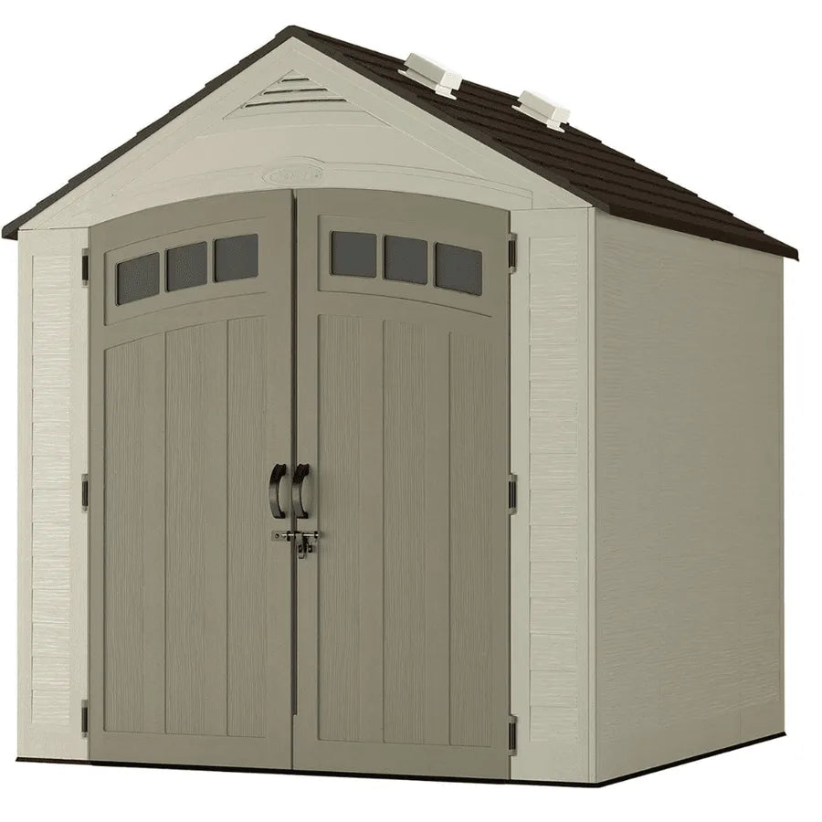 Vista 7 ft. W x 7 ft. D Plastic Shed