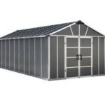 Canopia by Palram Yukon 11 ft. x 21.3 ft. Garage Shed Kit – Dark Grey