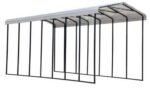 Arrow Carport, 14x33x14, Eggshell - Image 7