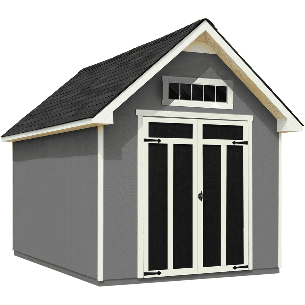 jw-jan-0f8128b89aa6249fdc95012f827e83afe8df80d50fafe10ef1654c47f1aa6cf7 Tribeca 10 ft. W x 12 ft. D Wood Storage Shed With Floor - Image 1