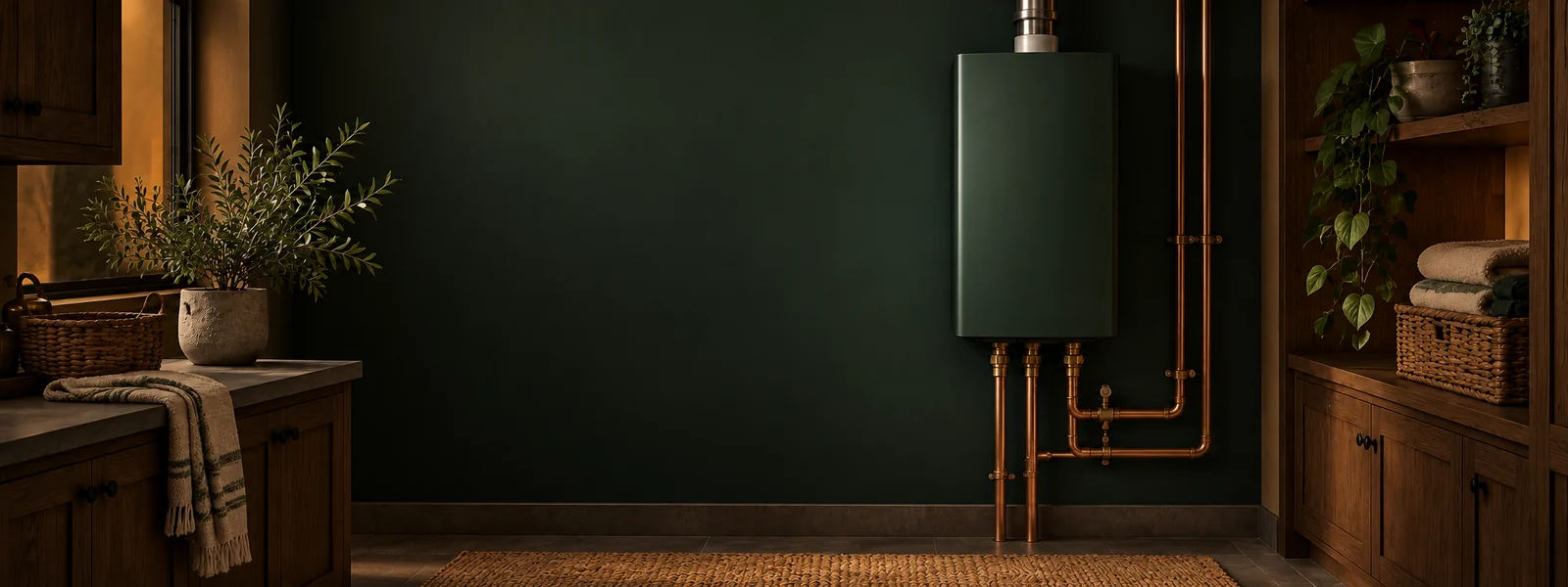 AI-generated editorial illustration for Water Heaters & Boilers; not an exact inventory product.