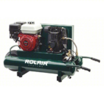 ROLAIR Portable Gas Air Compressor: 1 Stage, 5.5 hp Engine, Honda, 11 cfm @ 90 psi, 9 gal Air Tank
