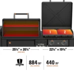 22″ XL Griddle Pellet Grill Combo - Image 4