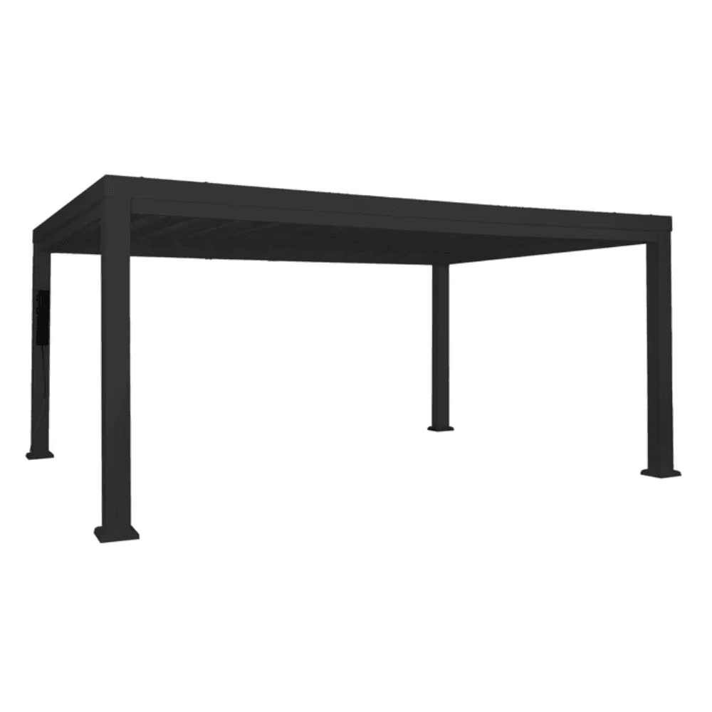 pio-restart-4f10589d9be71b60fbf2746baf32cb7ef7b1988331cca94d33bd494d15f37aba Backyard Discovery Trenton 4.9m x 3.7m Modern Steel Pergola - Image 1