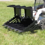 Skeleton Rock Bucket Grapple Rake with Teeth | 82″