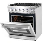 Cosmo 4 Piece, 30″ Gas Range 30″ Range Hood 24″ Dishwasher & Wine Refrigerator COS-4PKG-254 - Image 4