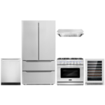 Cosmo 5-Piece Kitchen, 36″ Gas Range and 36″ Under Cabinet Range Hood COS-5PKG-087
