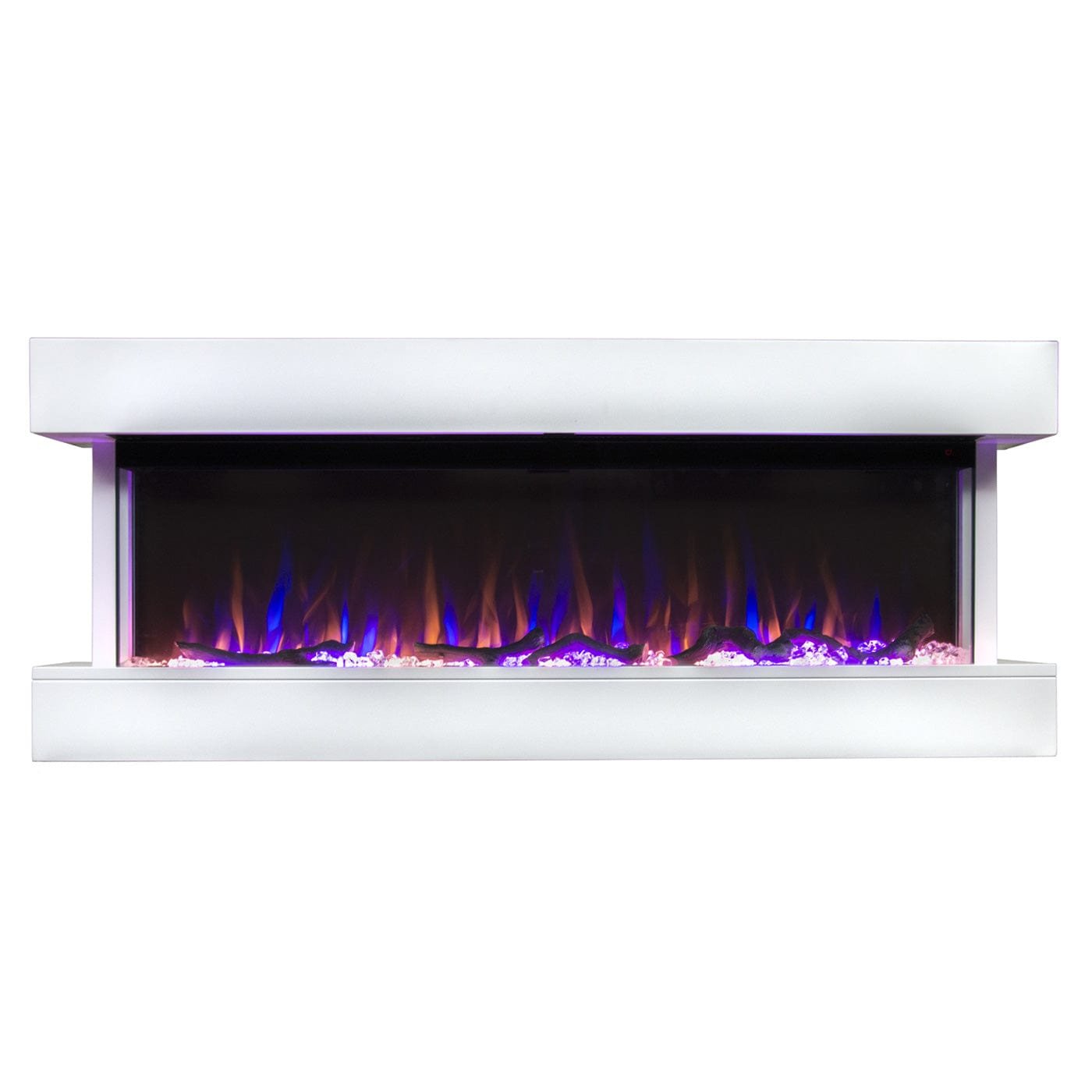 retained-1080b130db93c94c4e22dfa6da3f9d6e0a8040acd312c0b19e35f3f323c053e5 Touchstone Chesmont White 50″ Wall Mount 3-Sided Smart Electric Fireplace (Alexa/Google Compatible) 80033 - Image 1