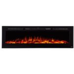 Touchstone Sideline 72″ Recessed Electric Fireplace 80015