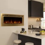 Touchstone Sideline Deluxe Gold 50″ Recessed Smart Electric Fireplace 86275 - Image 4