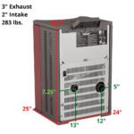 ComfortBilt Pellet Stove Burgundy HP22N-Burgundy-SS - Image 6