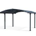Canopia by Palram Arcadia 12 ft. x 14 ft. Carport Kit – Grey Structure & Twin Wall Panels