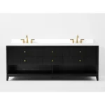 Ancerre 84” Momo Bathroom Vanity Oak Double Sinks VTS-Momo-84-Oak-WQZ - Image 16
