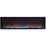 Touchstone Sideline Elite Smart 72″ WiFi-Enabled Recessed Electric Fireplace (Alexa/Google Compatible) 80038