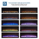 Touchstone Sideline Elite Smart 100″ WiFi-Enabled Recessed Electric Fireplace (Alexa/Google Compatible) 80044 - Image 7