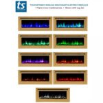 Touchstone Sideline Deluxe Gold 50″ Recessed Smart Electric Fireplace 86275 - Image 7