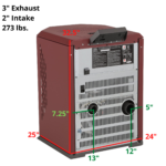 ComfortBilt Pellet Stove HP22-Brown-SS - Image 4