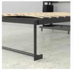 Murphy Bed, Queen Size, Walnut | Leto Muro - Image 8