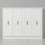Landscape Murphy Bed, Full Size, White | Leto Muro