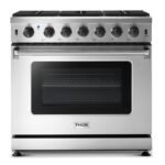 Thor Kitchen 36” Gas Range in Stainless Steel LRG3601U