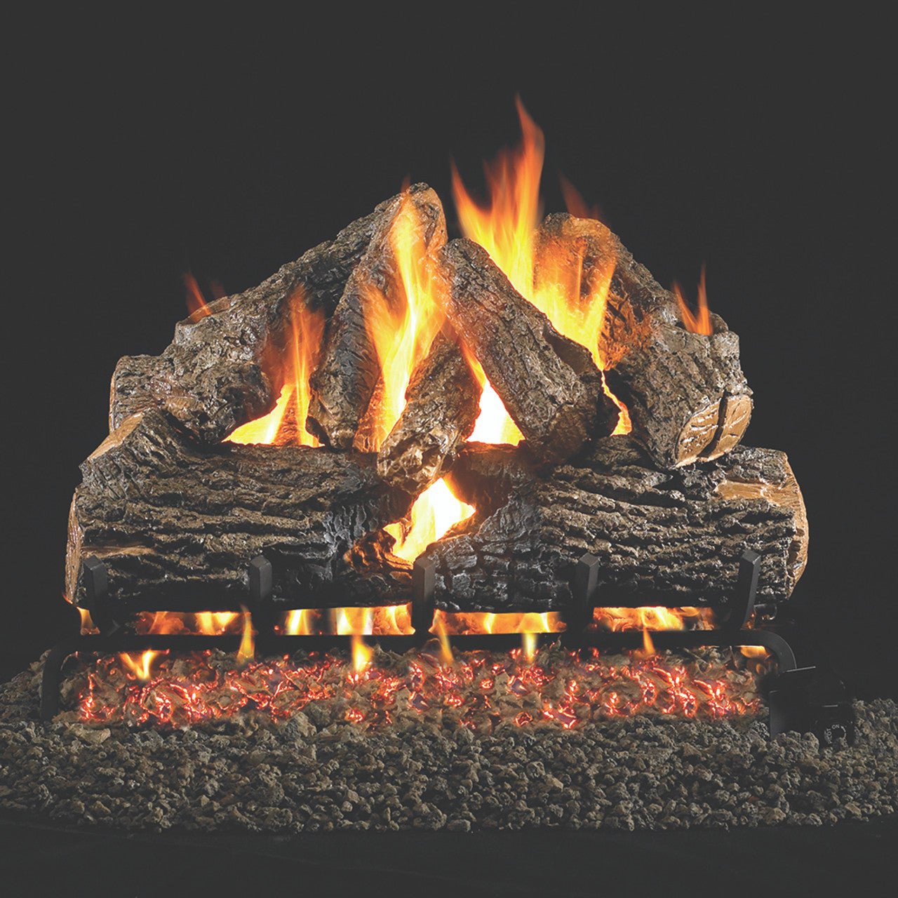 retained-db368bf3580b5b52e9d7376fca09123c7283274c35cd7e61952d40b941c49a83 Ventis 30″ Gas Log Burnt Mountain Oak Vented Logs – BMO-30 - Image 1